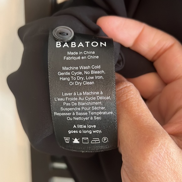 Black top with mesh detail, xs Babaton - Picture 7 of 7